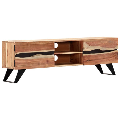 Swen Studio -  TV Cabinet 140x30x45 cm Solid Acacia Wood